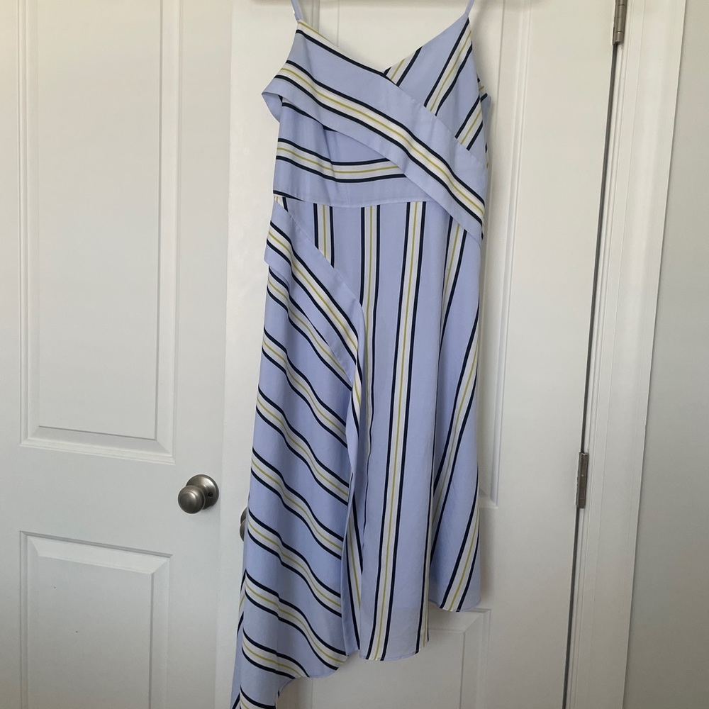 Striped Asymmetrical Banana Republic Dress